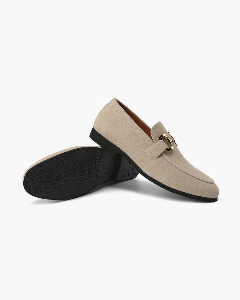 Marlo | Loafers Uomo Mocassini in Pelle Scamosciata