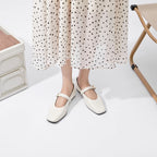 Marta | Scarpe Mary Jane Piatte in Pelle Bovina