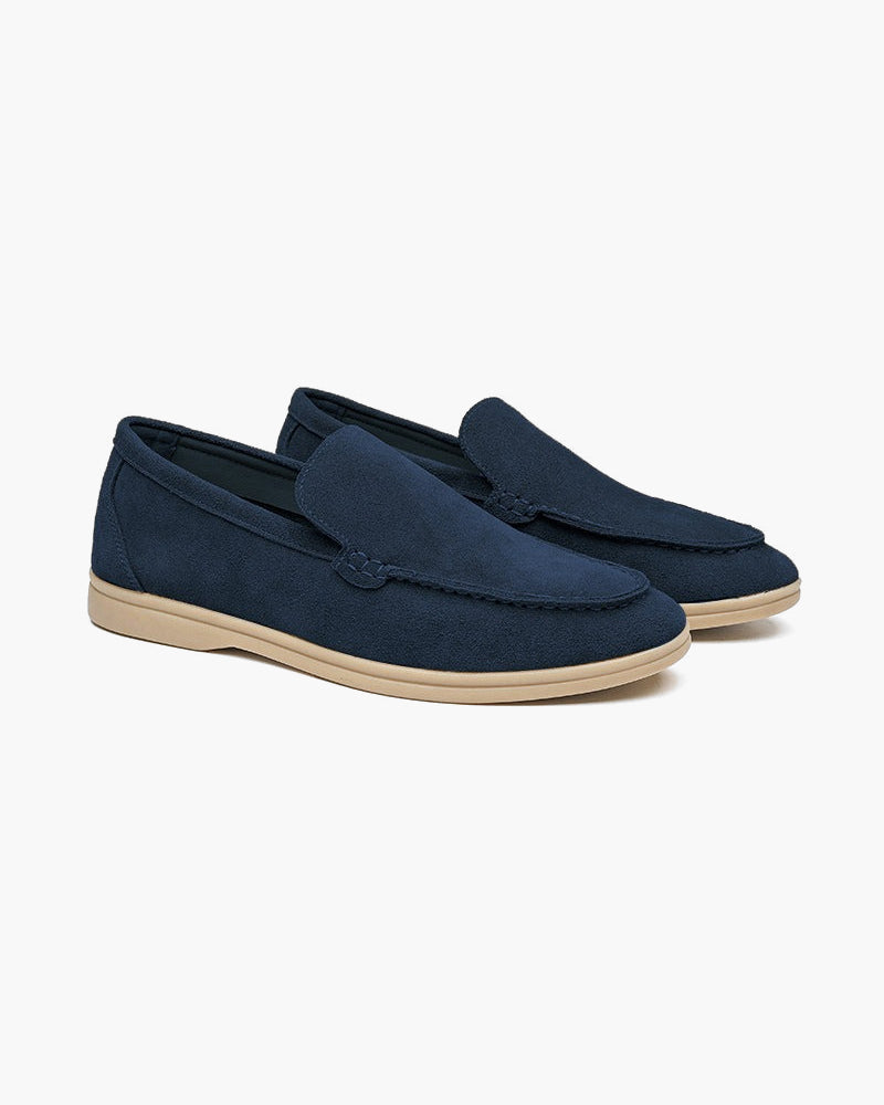 Mavero | Loafers Uomo Mocassini in Pelle Scamosciata Slip On 11