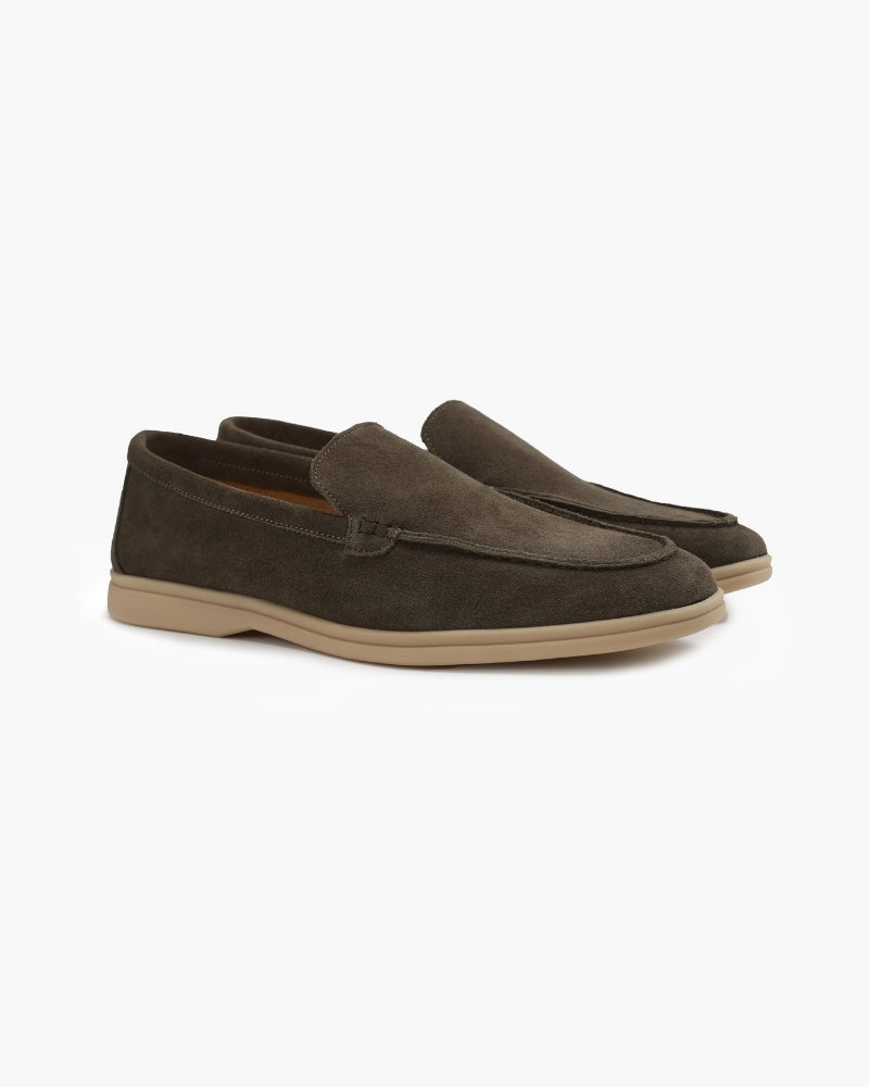 Mavero | Loafers Uomo Mocassini in Pelle Scamosciata Slip On 7