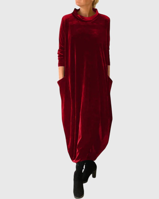 Mavina | Abiti Cerimonia Velluto Rosso