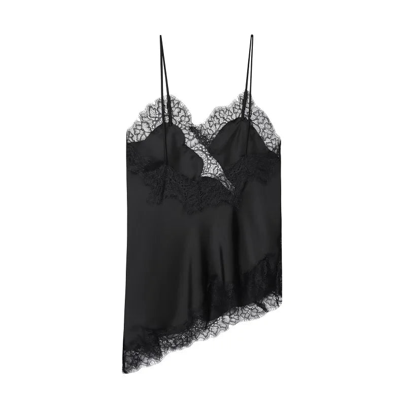 Mira | Top in Pizzo Senza Maniche