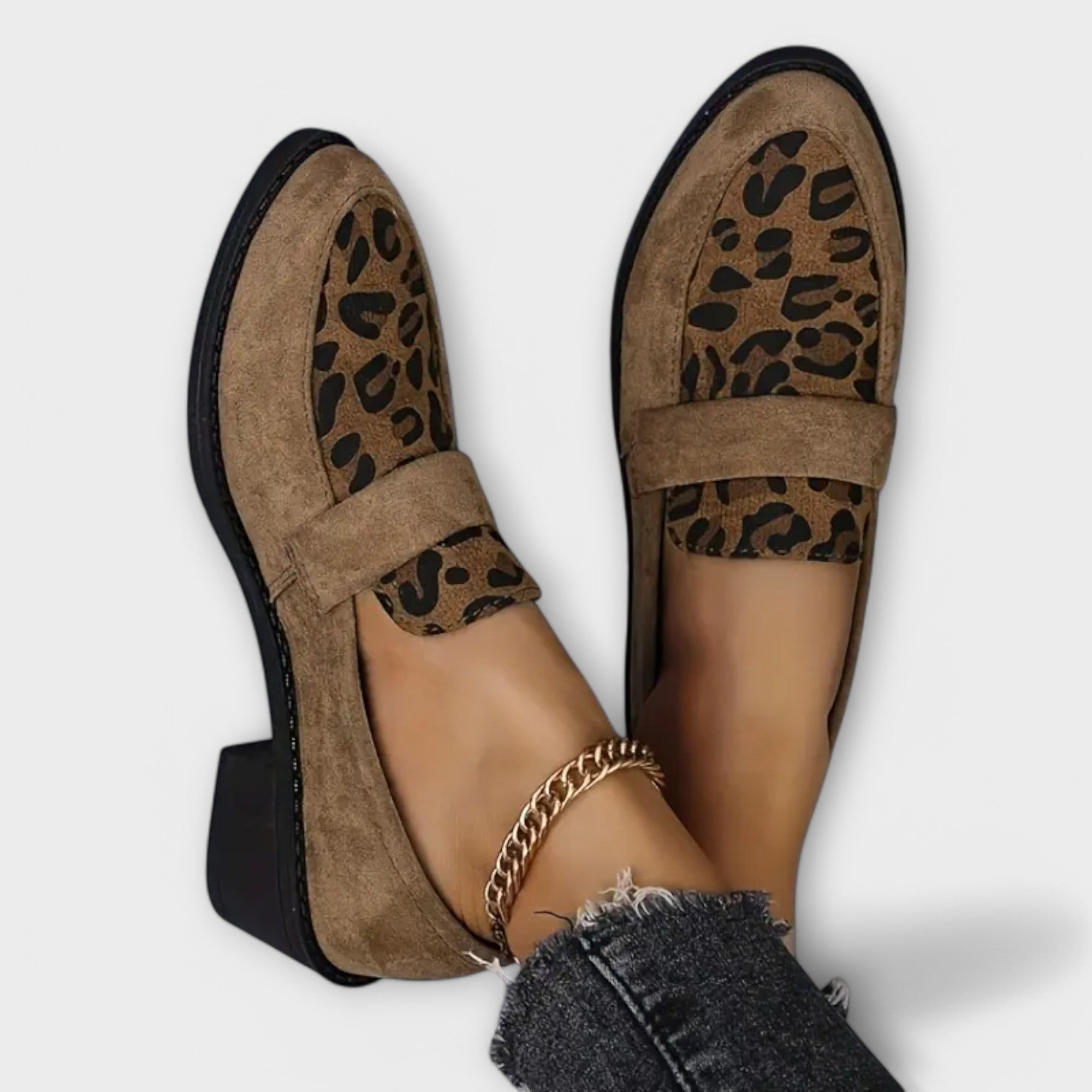 Mocano | Mocassini In Pelle Scamosciata Leopardati