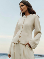 Morbido | Cardigan Con Bottoni Autunnale