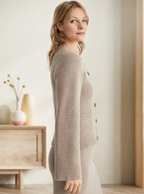 Morbido | Cardigan Con Bottoni Autunnale