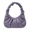 Borsa a spalla da donna con design moderno plissettato