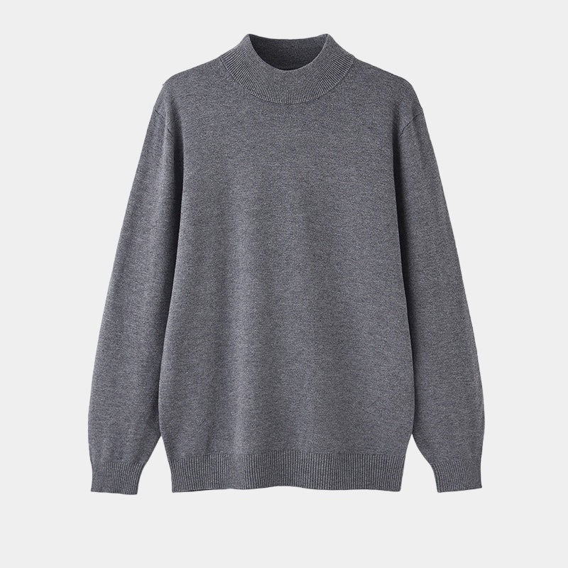 Maglione Collo Alto per Uomini | Nexaro Grigio
