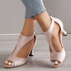 Olfina | Sandalo Con Tacco A Forma Di Gattino Rosa