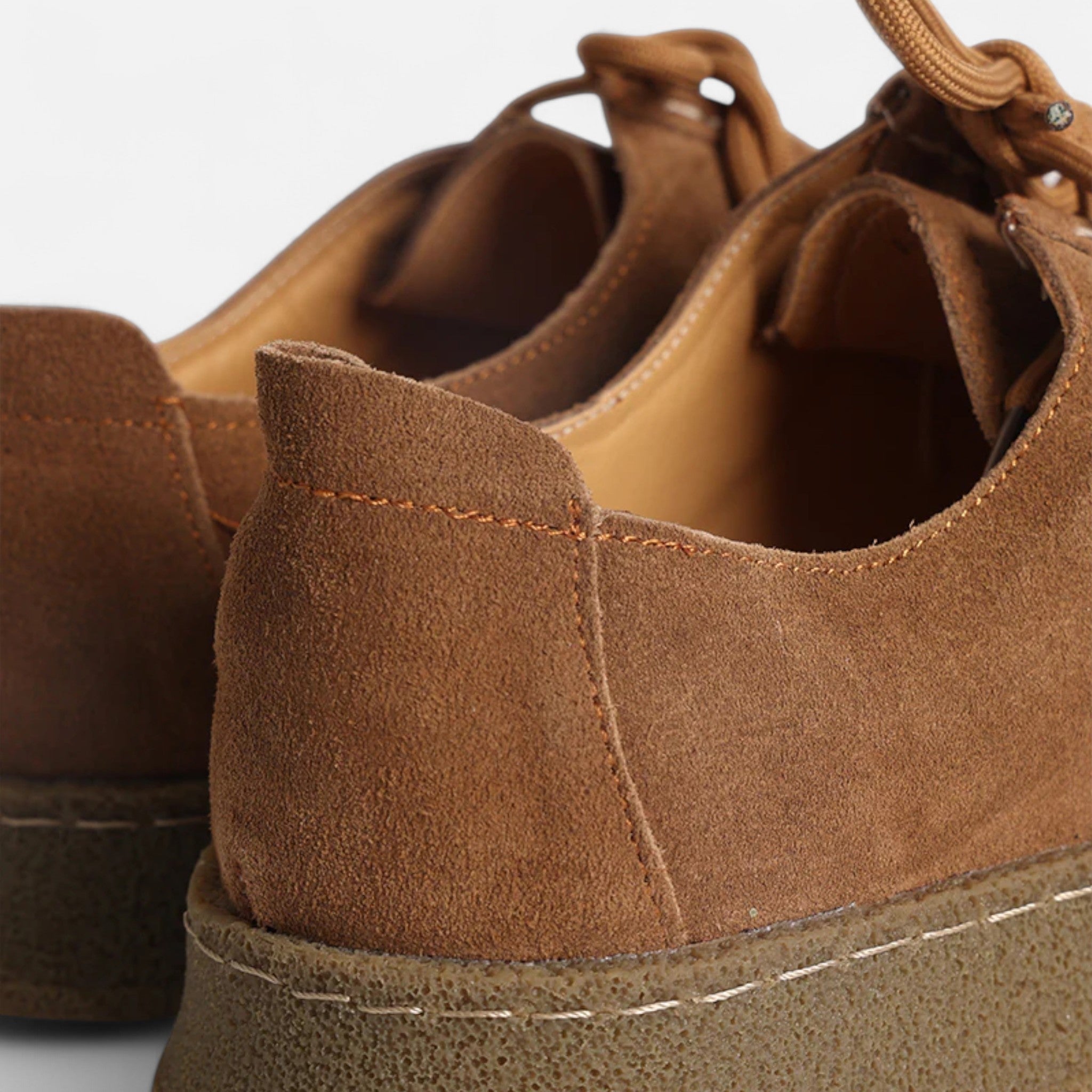 Orlen | Mocassini Uomo Scarpe Oxford in Pelle Scamosciata Marroni