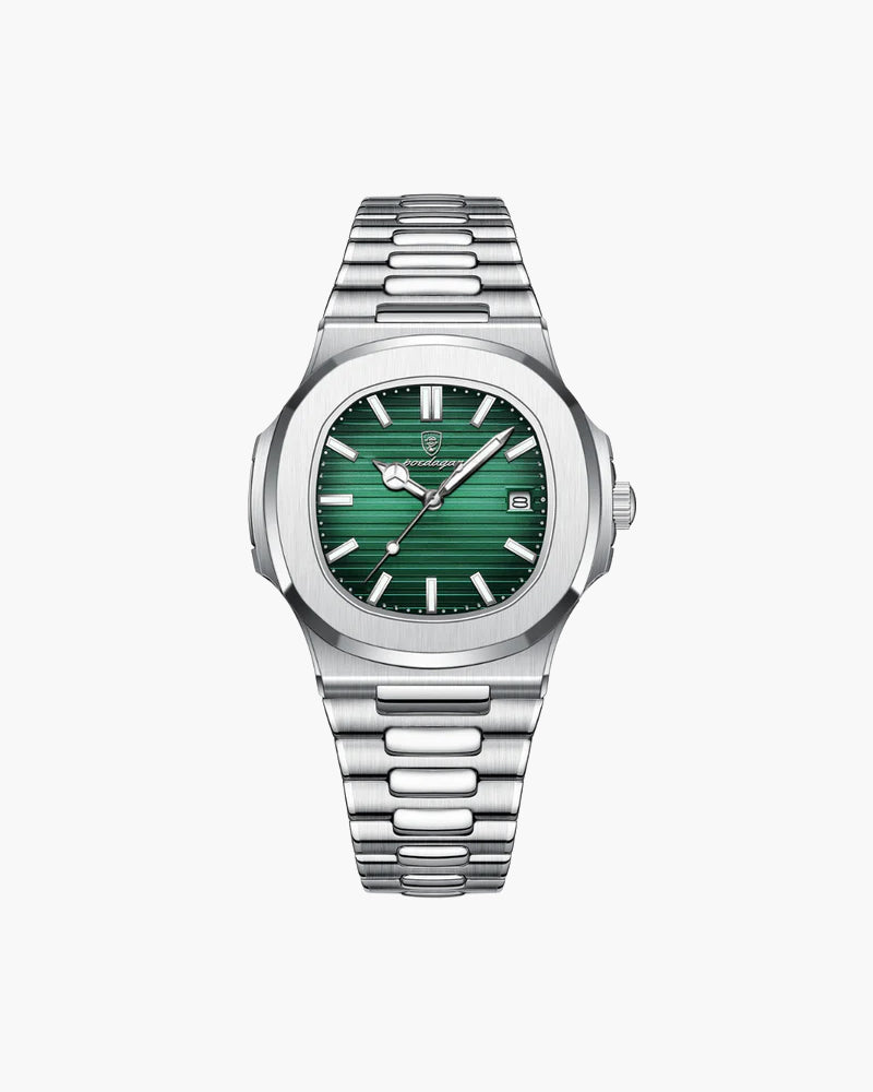 Orologio Uomo Classico Acciaio Inox | Rilvex Verde Regolabile