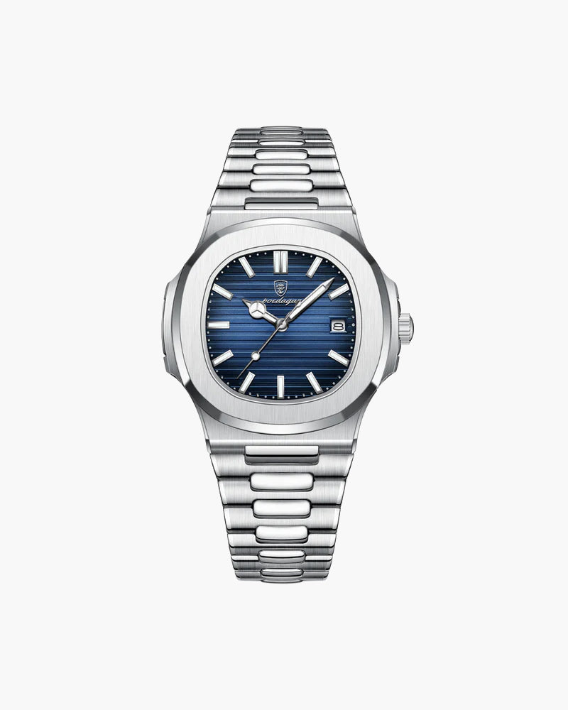 Orologio Uomo Classico Acciaio Inox | Rilvex Blu Regolabile