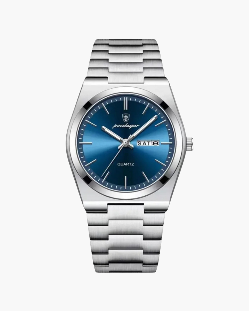 Orologio Uomo Quarzo Acciaio Inox | Marbella Blu Regolabile