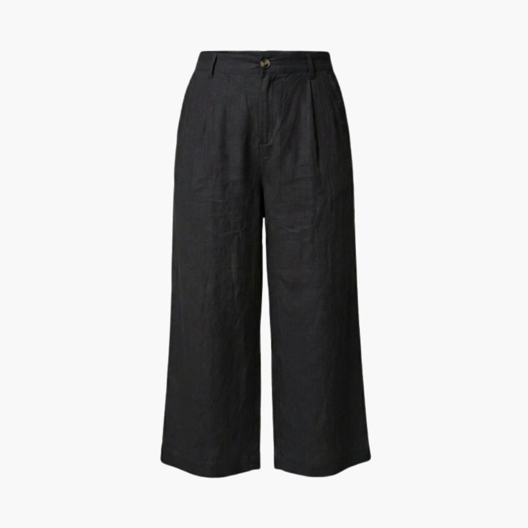 Palora | Pantaloni Cropped a Gamba Larga da Donna