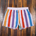 Panta | Pantaloni Corti a Righe Marittime Multicolore