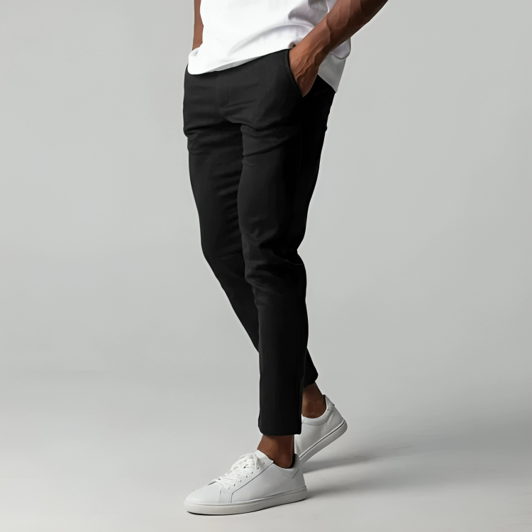 Pantaloni Chino per Uomini | Trevio Nero