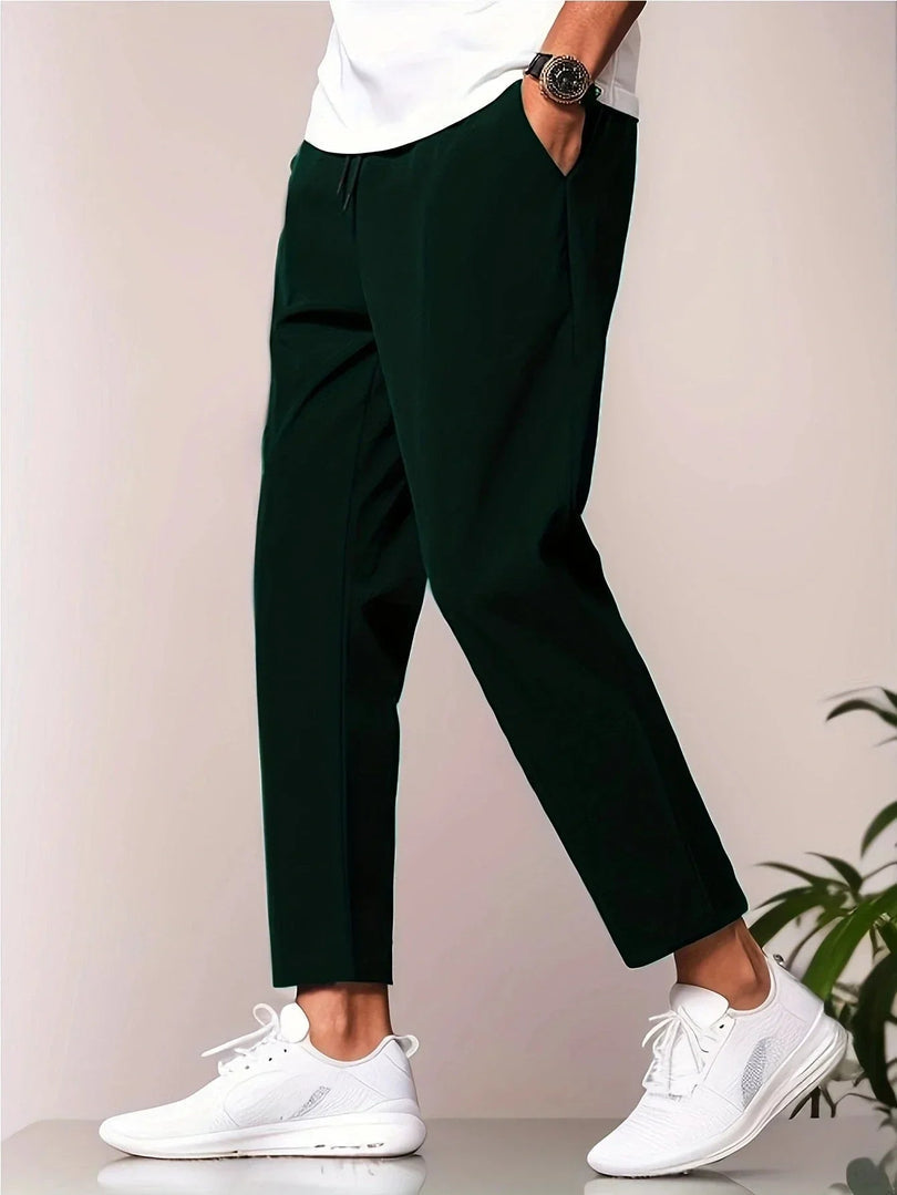 Pantaloni a Vestibilità Casual da Uomo | Ravell Verde