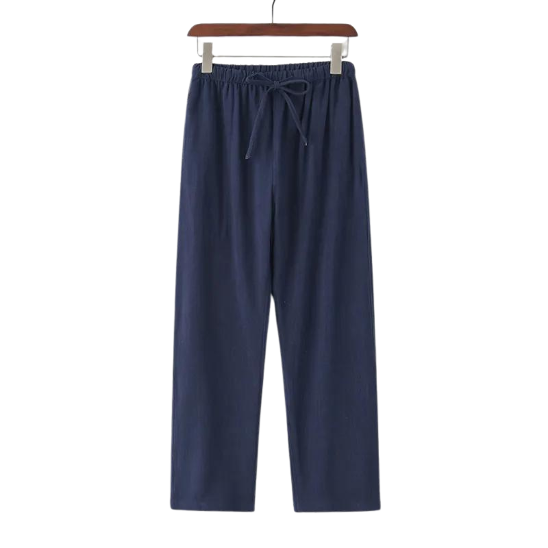 Pantaloni di Lino da Uomo | Rico Blu