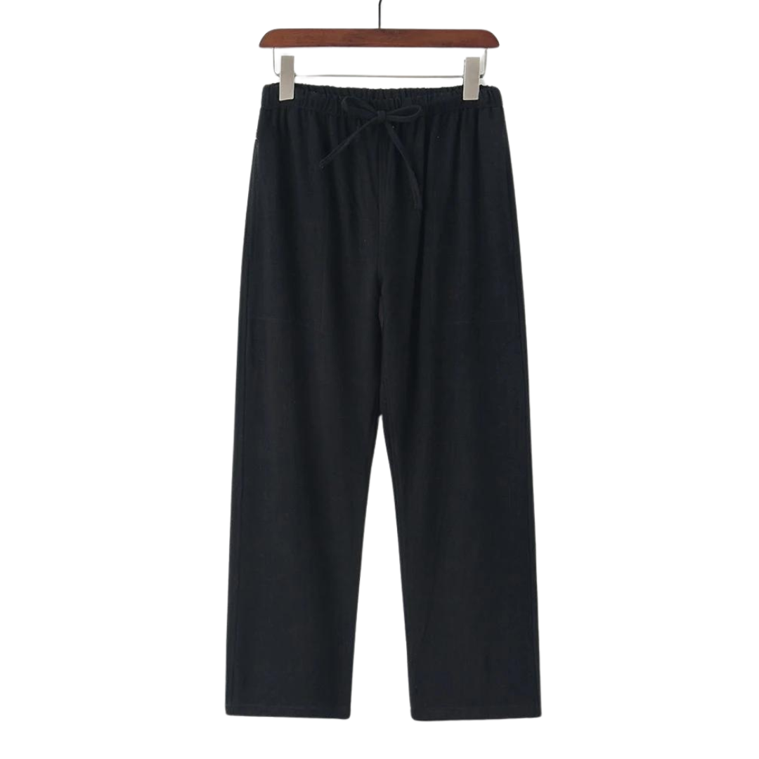Pantaloni di Lino da Uomo | Rico Nero