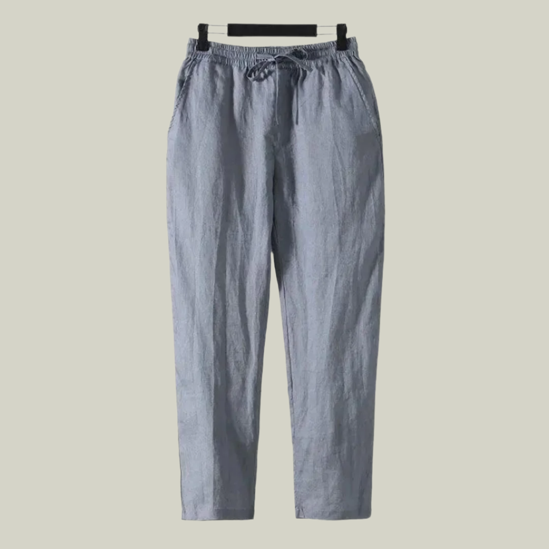 Pantaloni in Lino per Uomini | Zantor Blu