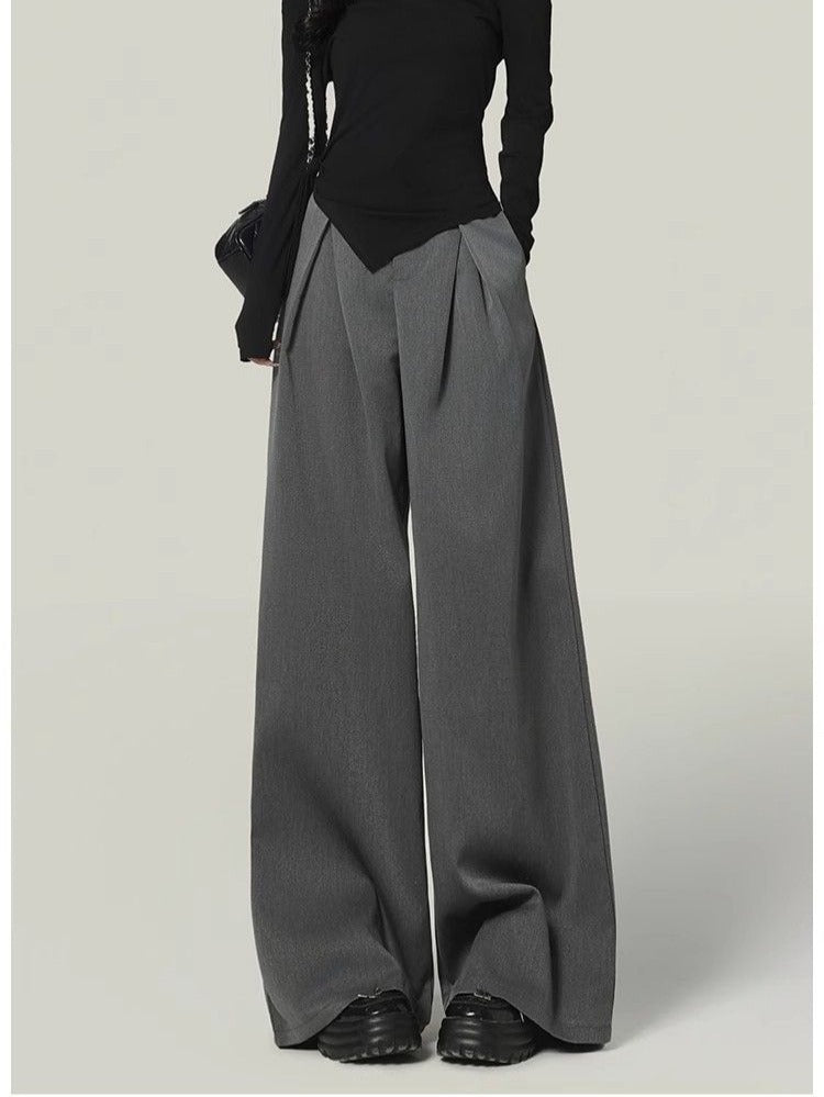 Pantaloni Donna a Vita Alta Gamba Larga | Francesca Grigio