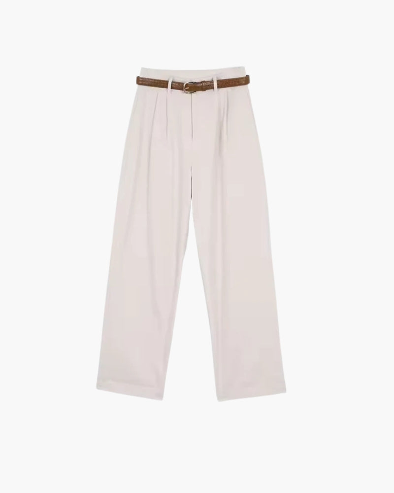 Pantaloni a Vita Alta a Gamba Larga da Donna | Olivia