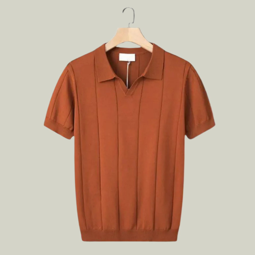 Polo Uomo Classica Cotone | Brixon Terracotta
