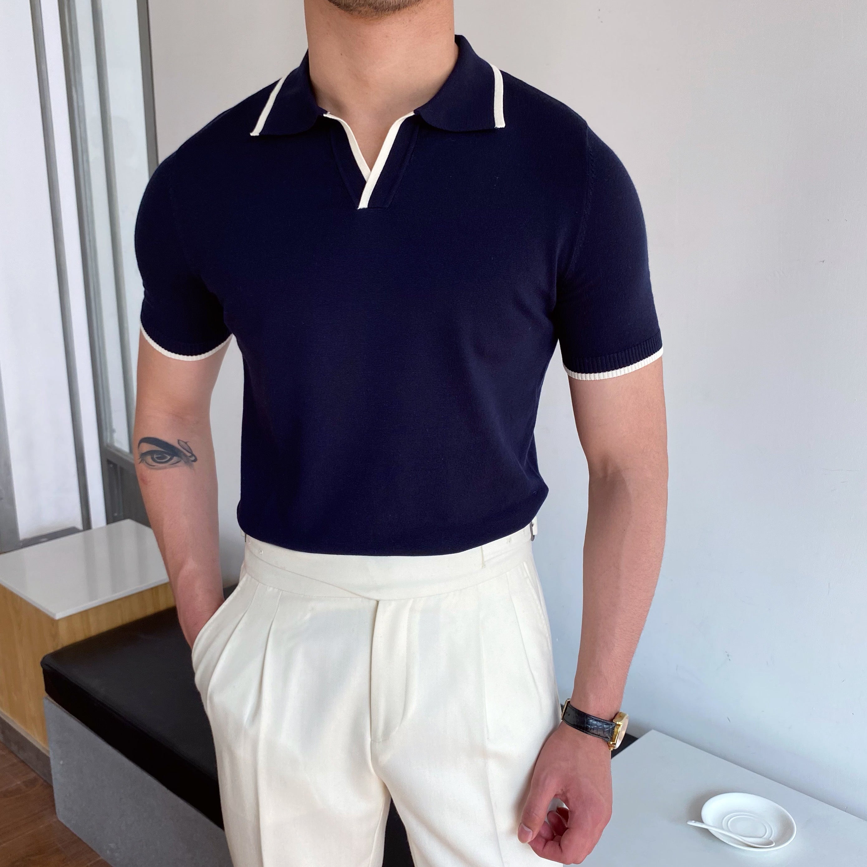 Polo Uomo Slim Fit Cotone | Nexium