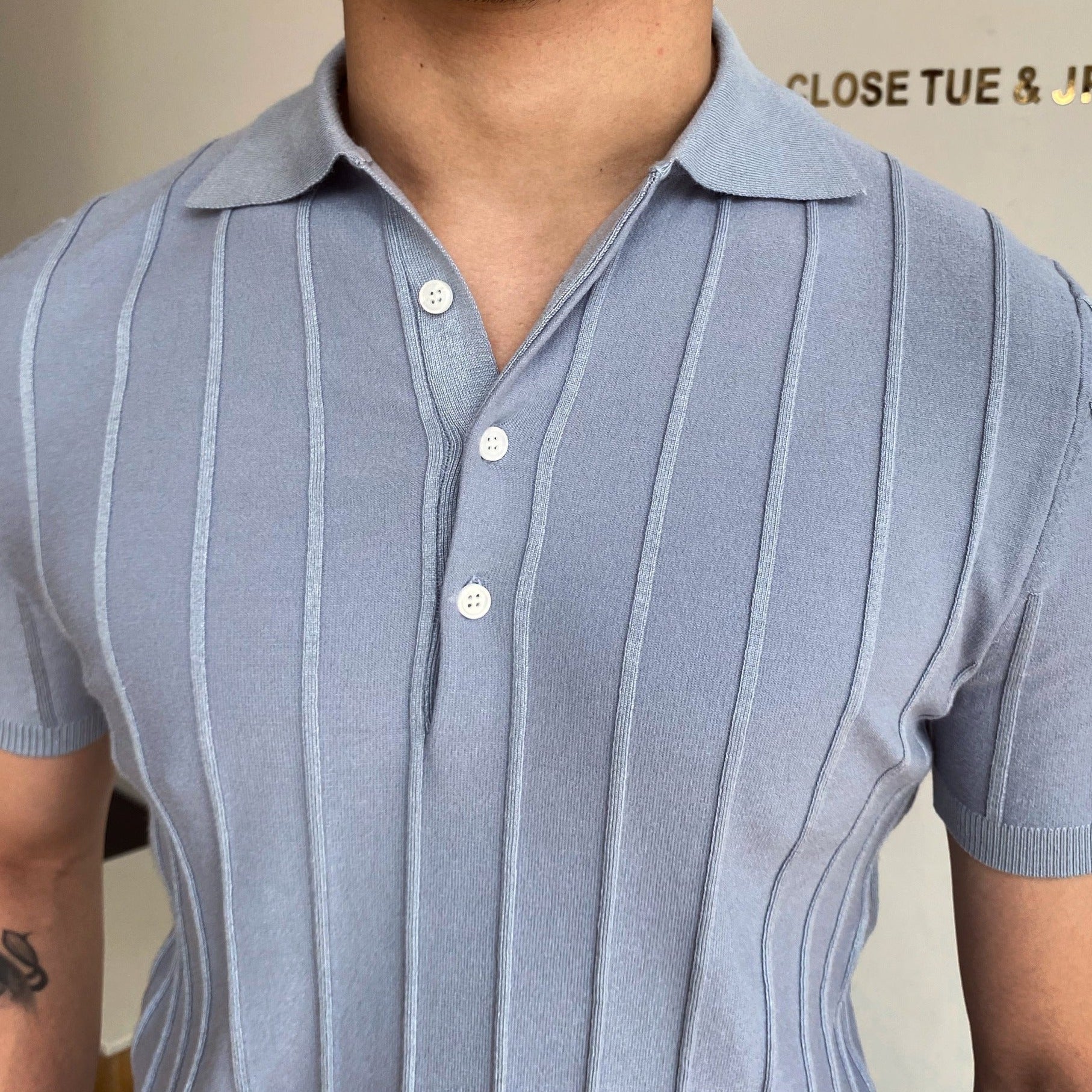 Polo Uomo Classica a Righe | Trivon Blu