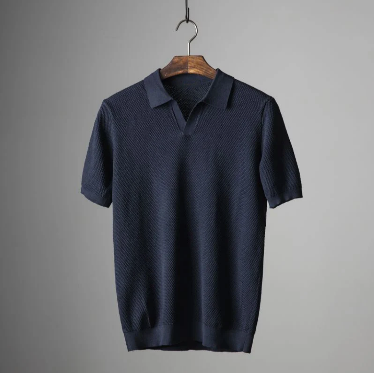 Polo Uomo Classica Tre Bottoni | Zenaro Blu