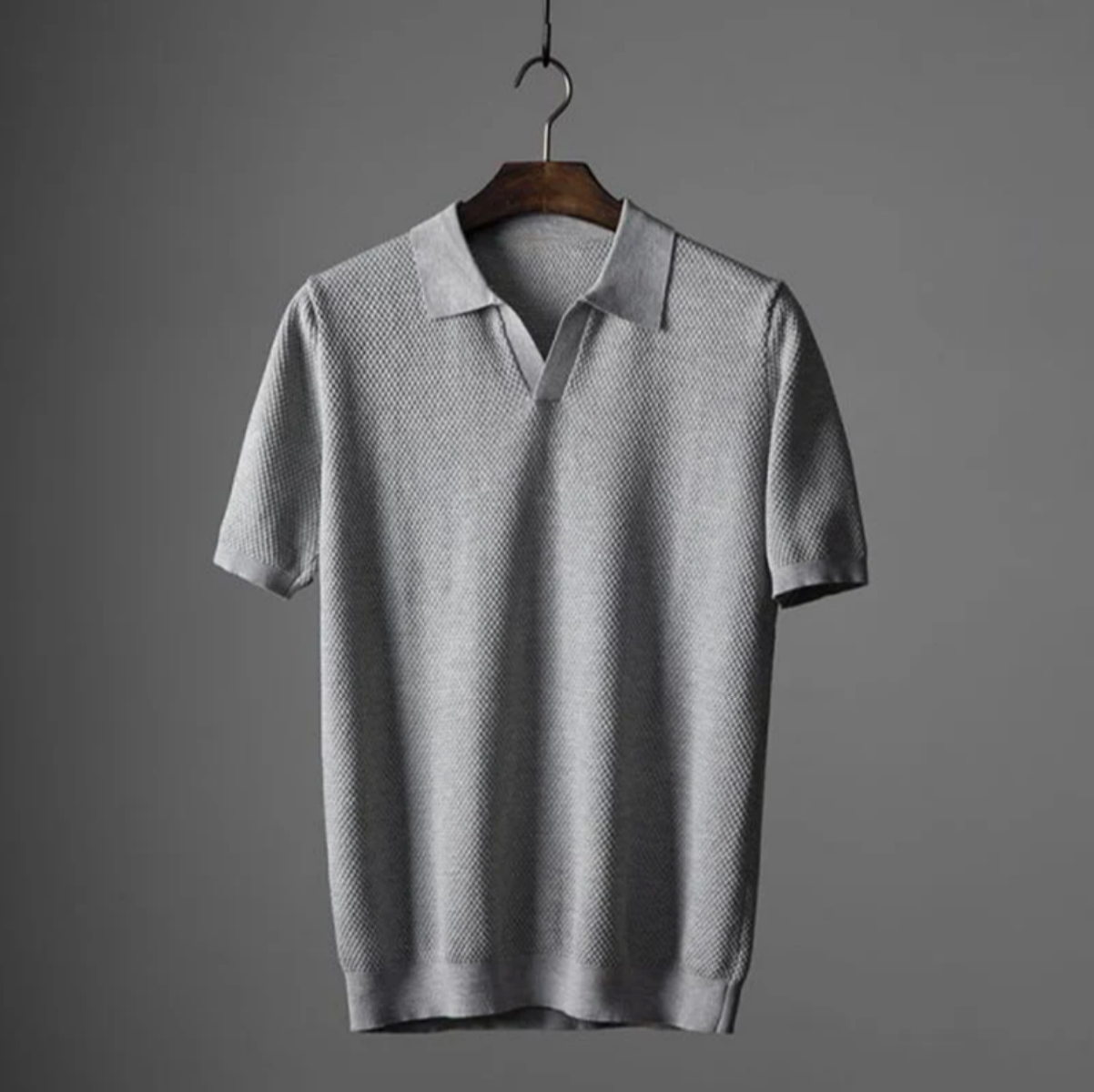 Polo Uomo Classica Tre Bottoni | Zenaro Grigio
