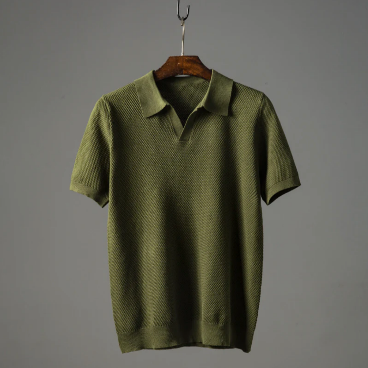 Polo Uomo Classica Tre Bottoni | Zenaro Verde