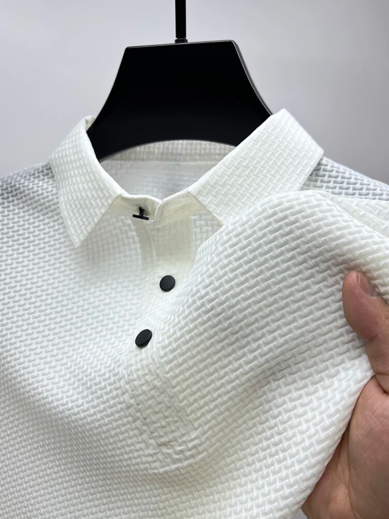 Polo a Maglia Testurizzata da Uomo | Marco Bianco