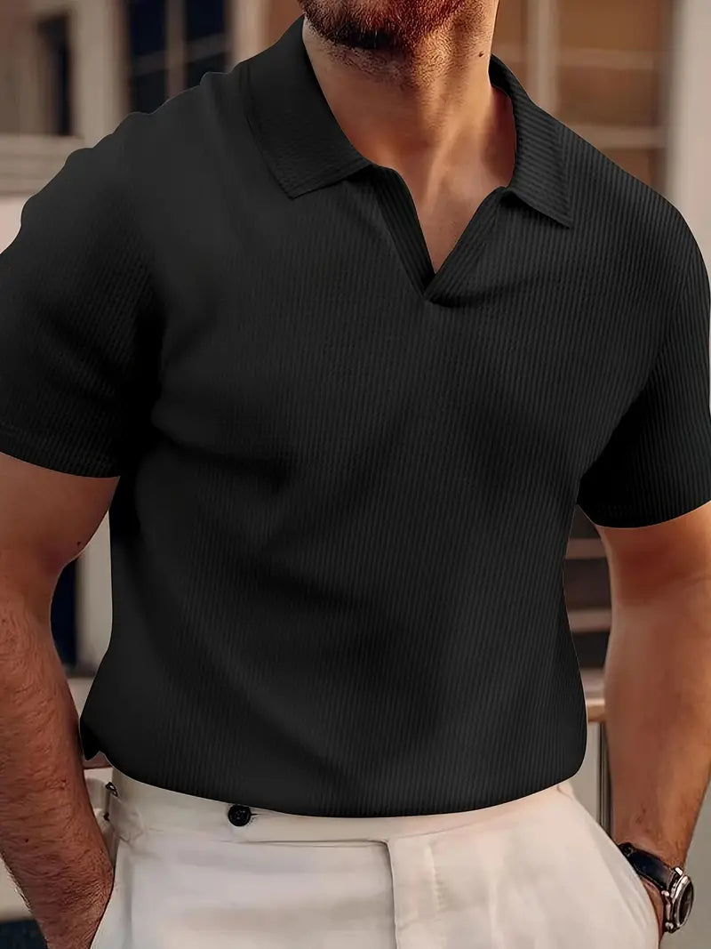 Polo a Maniche Corte in Maglia da Uomo | Peter Nero