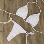 Bikini da sole da donna con design per abbronzatura uniforme