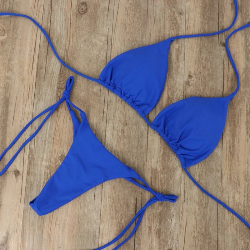 Bikini da sole da donna con design per abbronzatura uniforme