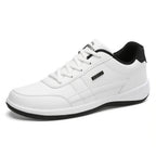 Sario | Sneakers Uomo in Pelle Casual con Lacci Bianco