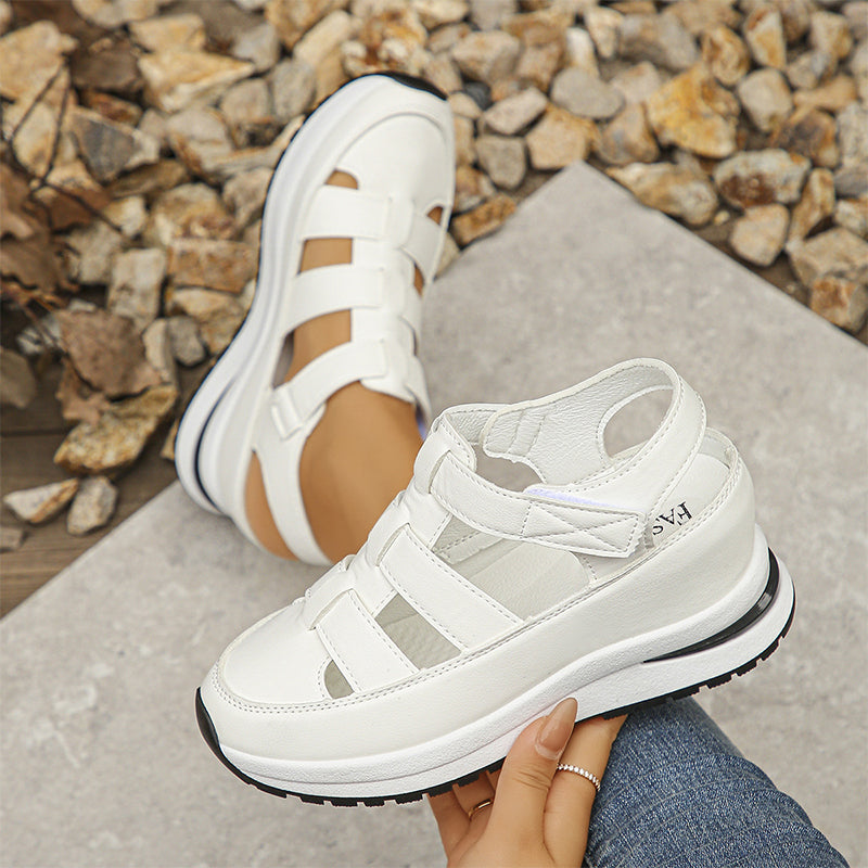 Sasha | Sandali Sportivi Donna Platform Traforati Strappo