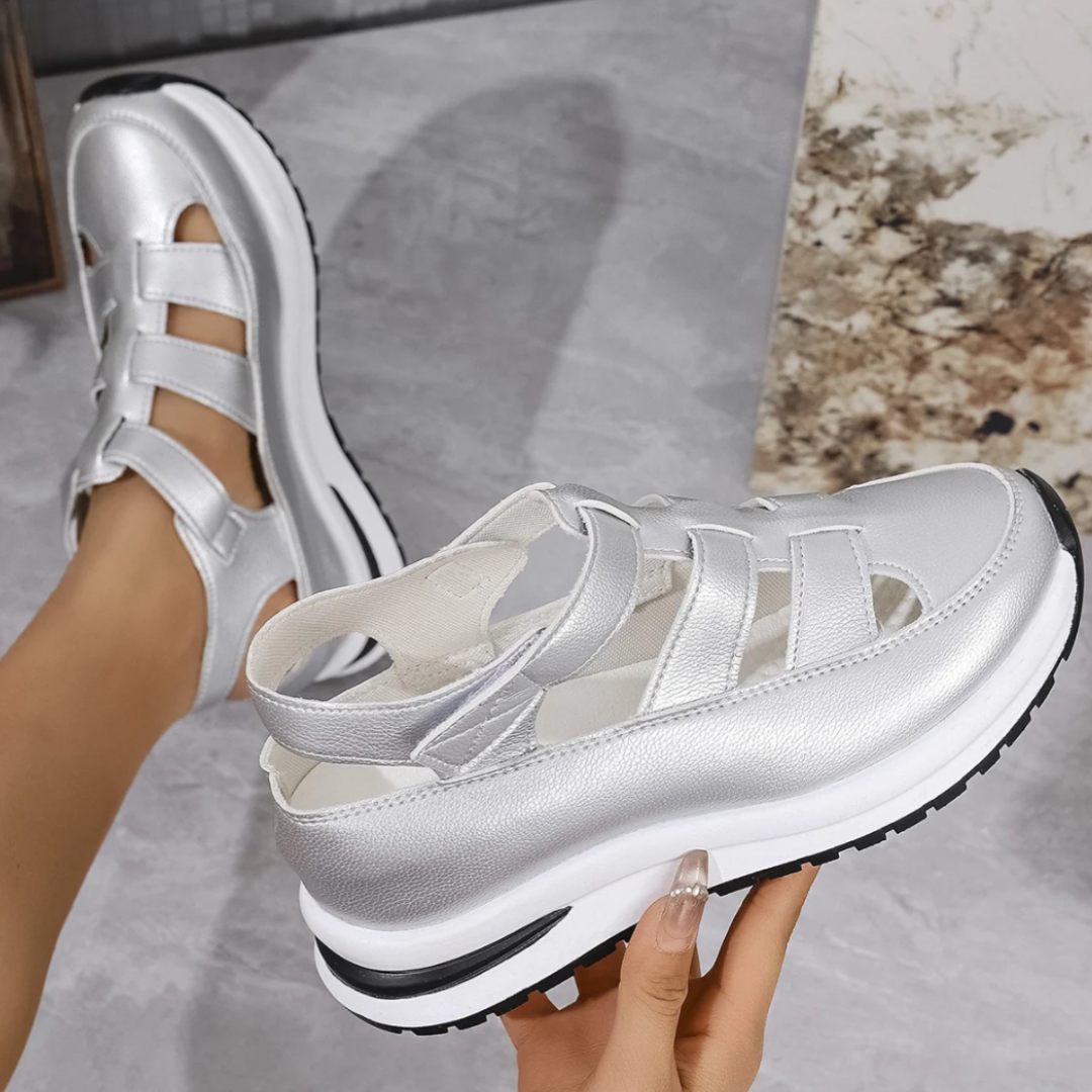 Sasha | Sandali Sportivi Donna Platform Traforati Strappo 3