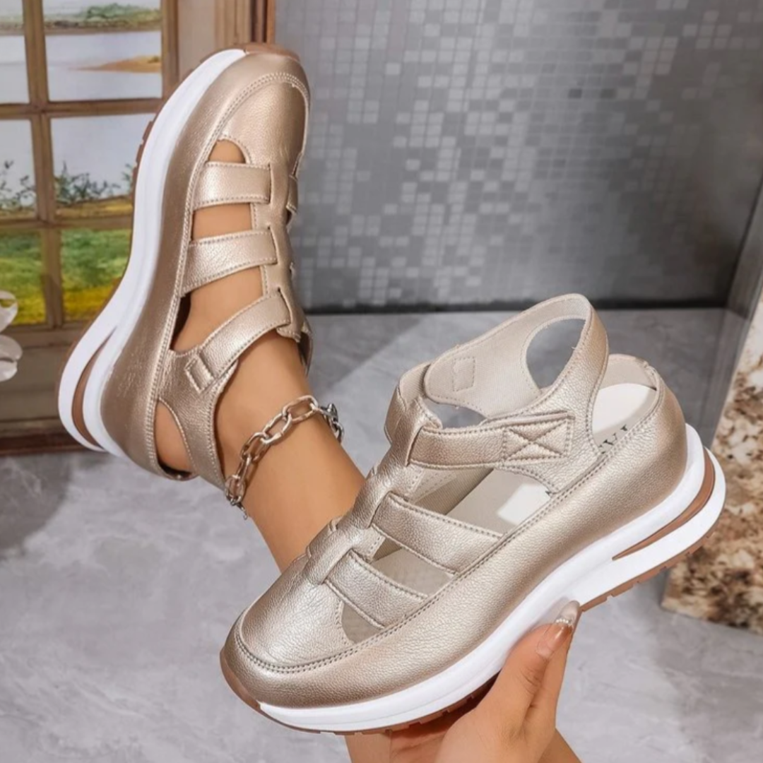 Sasha | Sandali Sportivi Donna Platform Traforati Strappo 4