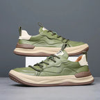 Savero | Sneakers Uomo In Pelle Con Lacci
