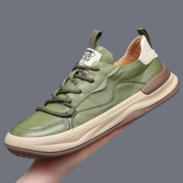Savero | Sneakers Uomo In Pelle Con Lacci 3