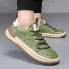 Savero | Sneakers Uomo In Pelle Con Lacci