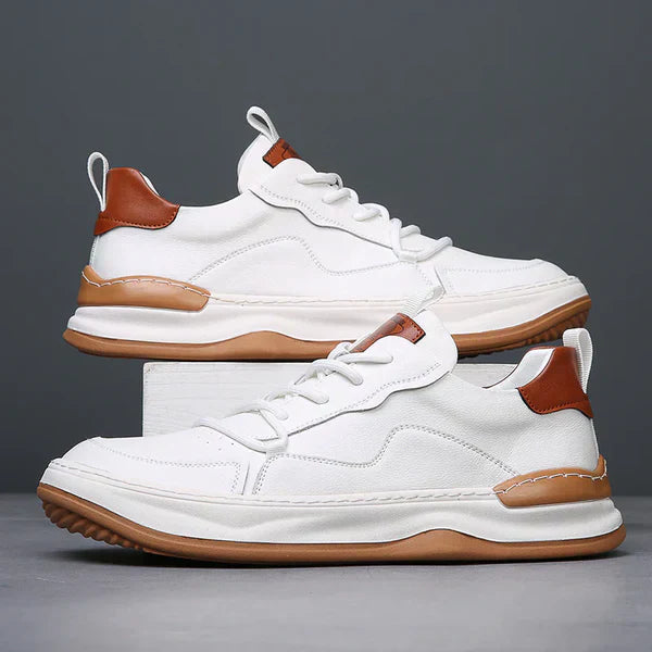 Savero | Sneakers Uomo In Pelle Con Lacci 8
