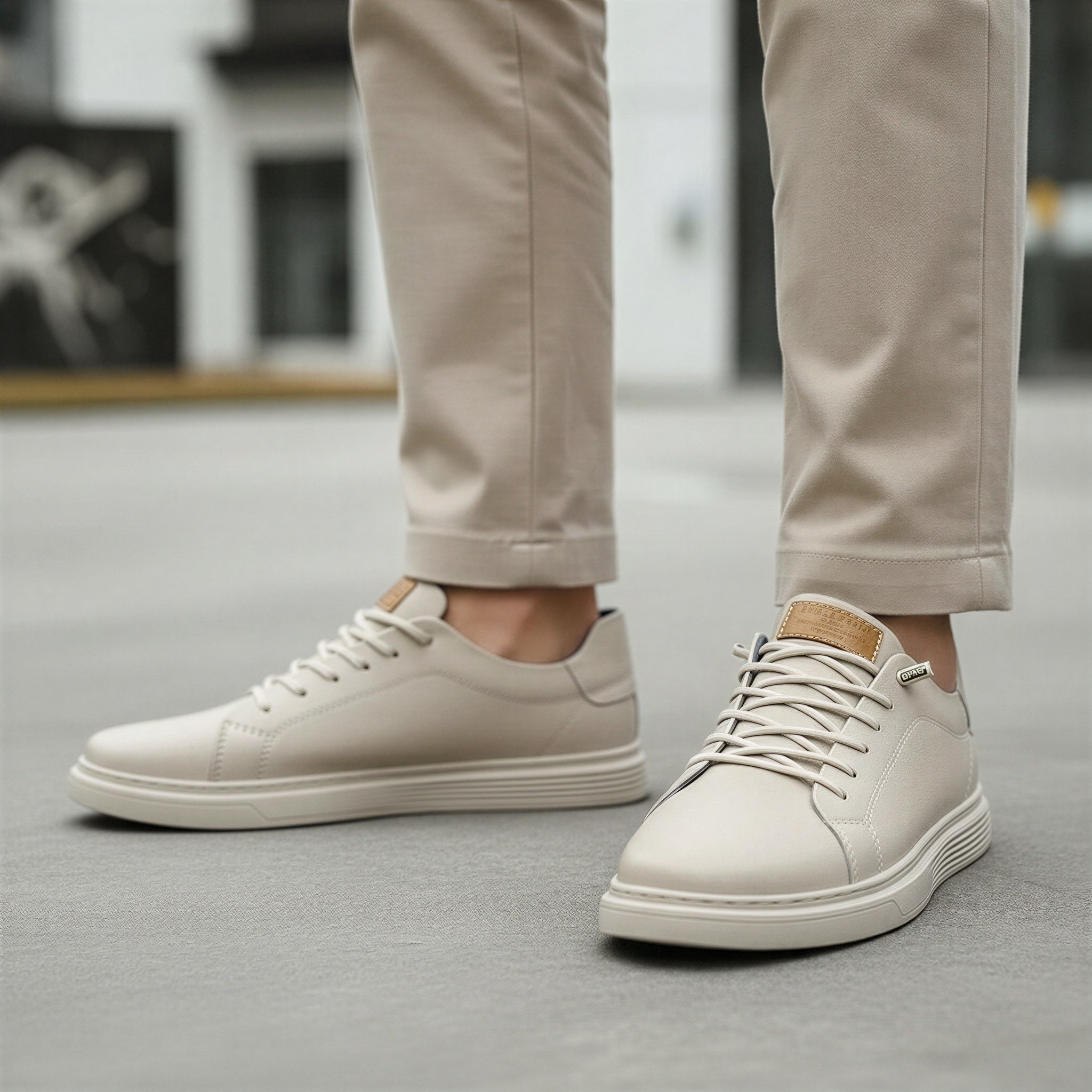 Savio | Sneakers Uomo in Pelle Casual con Lacci 1