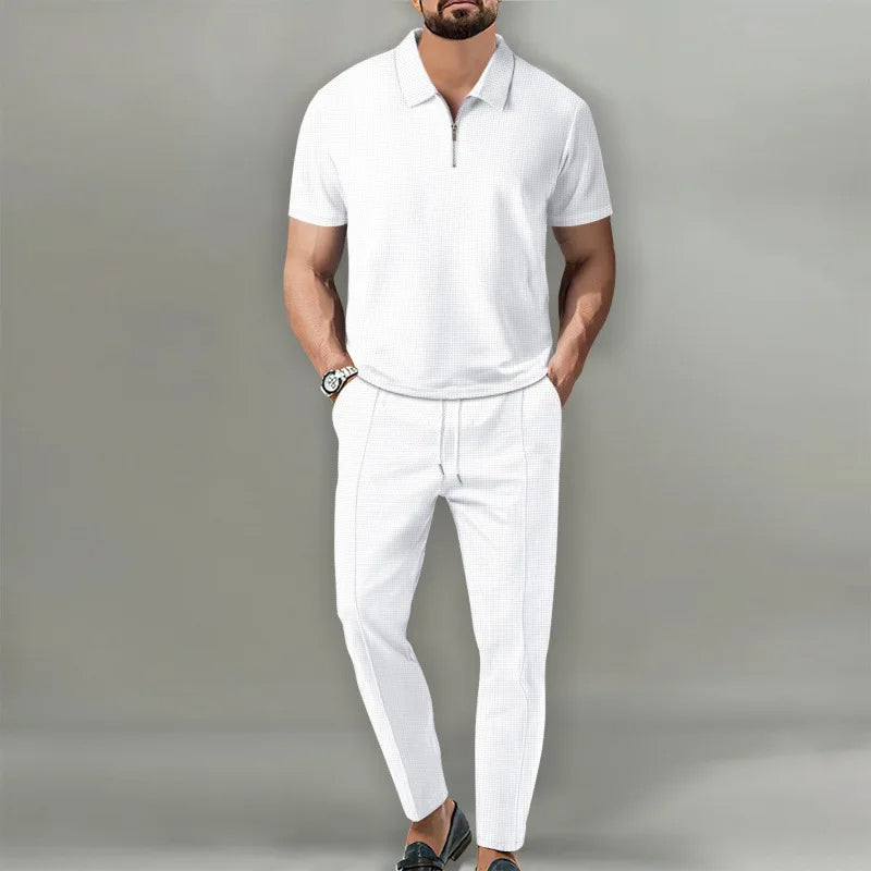 Set Uomo 2 Pezzi Loungewear | Zylor Bianco