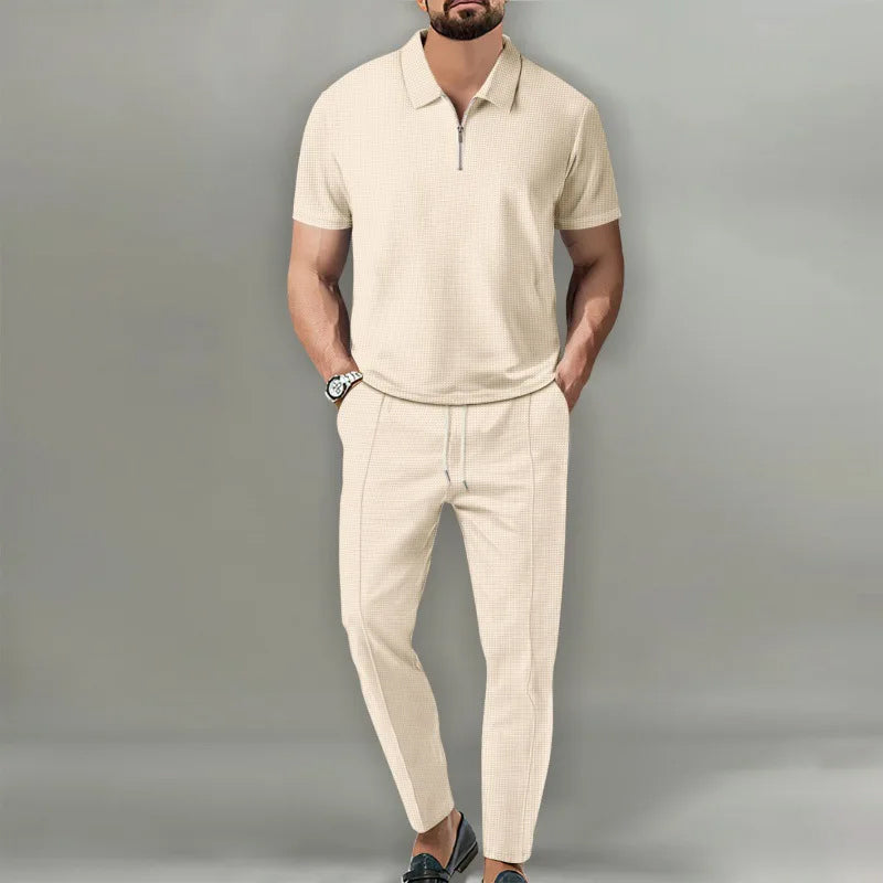 Set Uomo 2 Pezzi Loungewear | Zylor Beige
