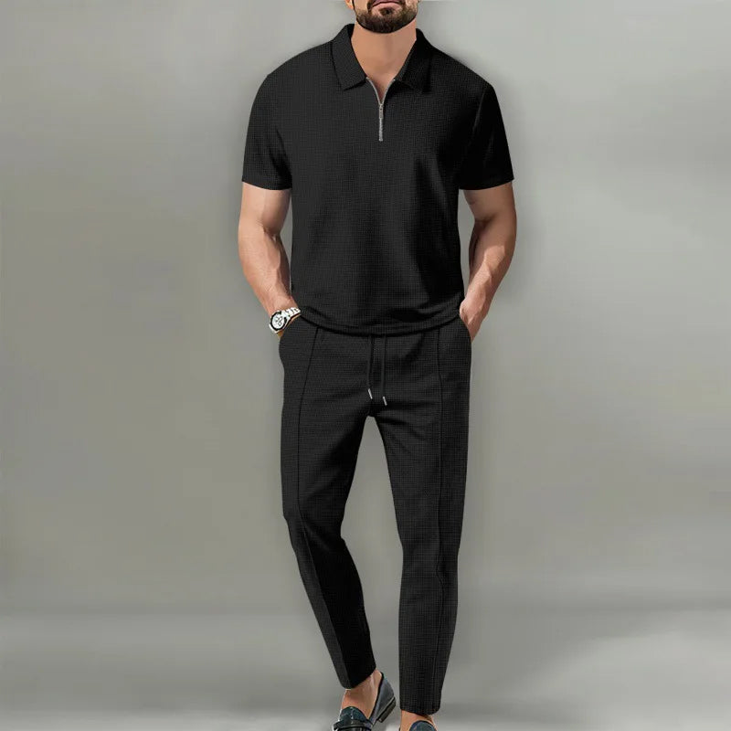 Set Uomo 2 Pezzi Loungewear | Zylor Nero