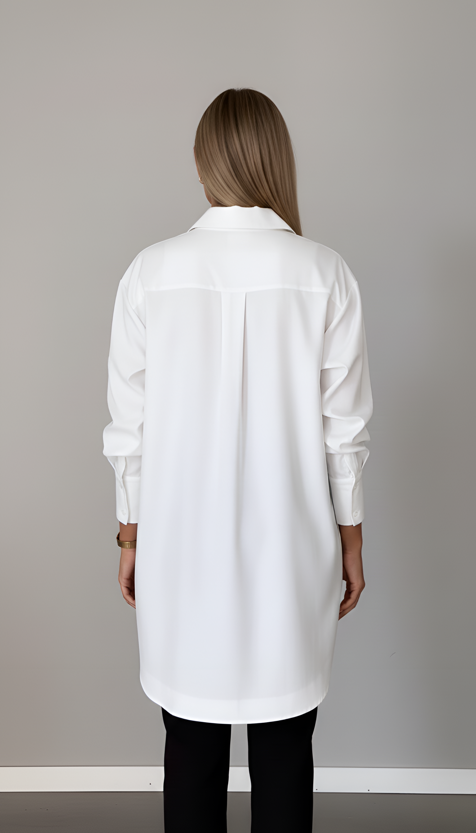Shirova | Camicia Donna Oversize Colletto Classico Manica Lunga