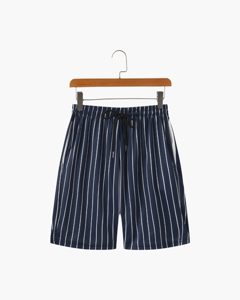 Siro | Pantaloncini Bagno Uomo a Righe Blu