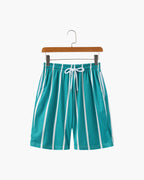 Siro | Pantaloncini Bagno Uomo a Righe Verde